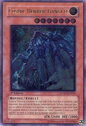 Image of Cosmic Horror Gangi'el (UTR) (POTD-EN029) - Power of the Duelist Unlimited