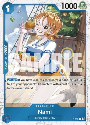 Image of Nami (P-053) (Jolly Roger Foil) (P-053) - Premium Booster -The Best- Foil