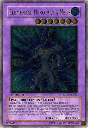 Image of Elemental Hero Aqua Neos (UTR) (POTD-EN031) - Power of the Duelist 1st Edition