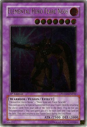 Image of Elemental Hero Flare Neos (UTR) (POTD-EN032) - Power of the Duelist Unlimited