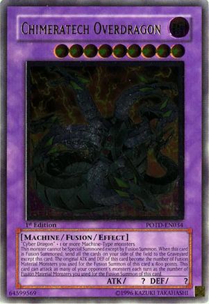 Image of Chimeratech Overdragon (UTR) (POTD-EN034) - Power of the Duelist Unlimited