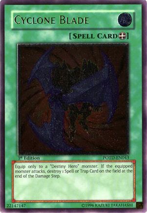 Image of Cyclone Blade (UTR) (POTD-EN043) - Power of the Duelist Unlimited
