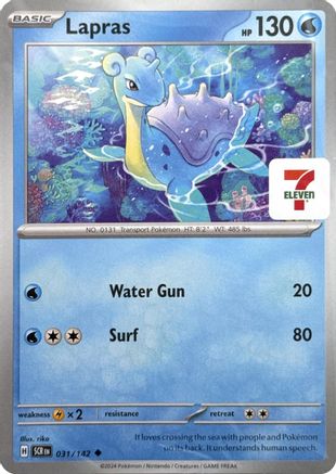 Image of Lapras (7-Eleven Promo) 031/142  Miscellaneous Cards & Products - Uncommon