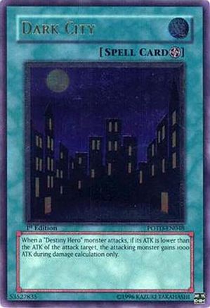 Image of Dark City (UTR) (POTD-EN048) - Power of the Duelist 1st Edition