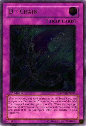 Image of D - Chain (UTR) (POTD-EN050) - Power of the Duelist 1st Edition