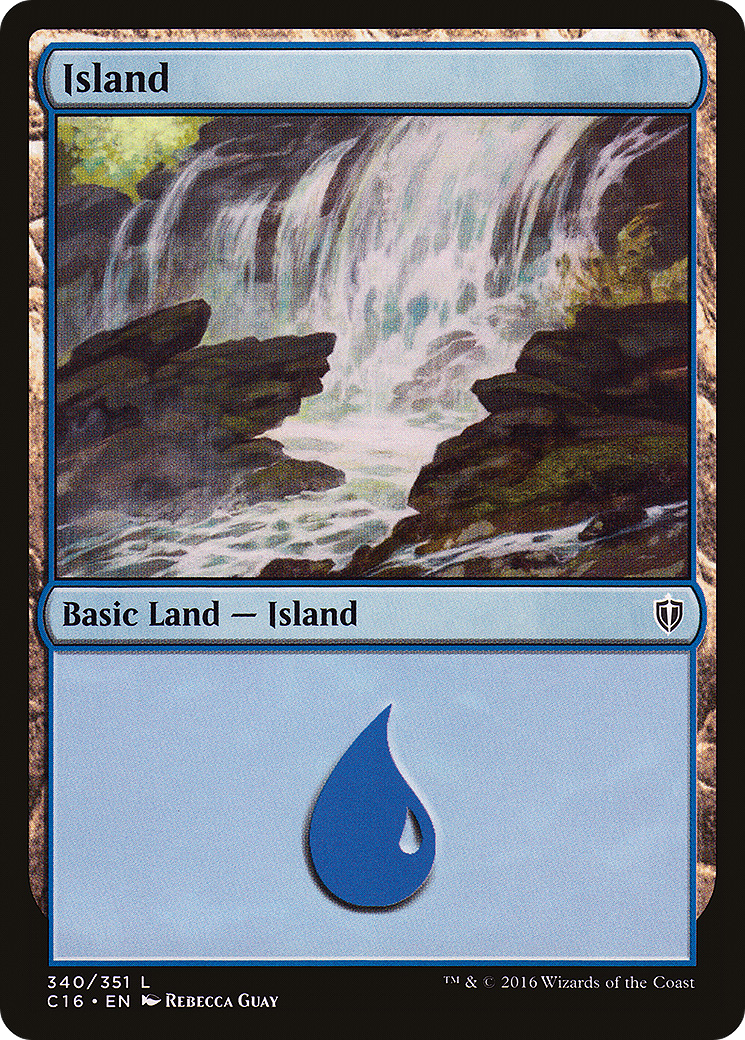 Image of Island (340) (C16-340) - Commander 2016