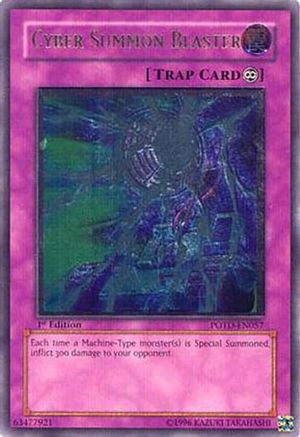 Image of Cyber Summon Blaster (UTR) (POTD-EN057) - Power of the Duelist 1st Edition