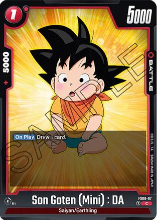 Image of Son Goten (Mini) : DA (FS06-07) - Starter Deck 6 Son Goku Mini