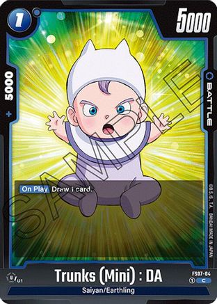 Image of Trunks (Mini) : DA (FS07-04) - Starter Deck 7 Vegeta Mini