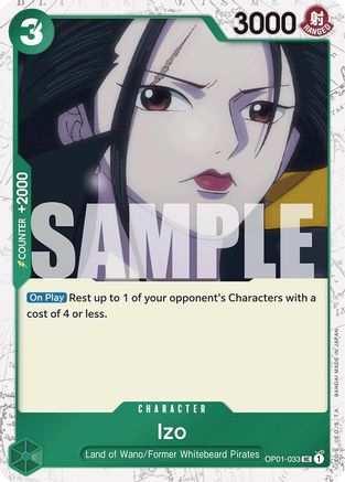 Image of Izo (OP01-033) (Jolly Roger Foil) (OP01-033) - Premium Booster -The Best- Foil