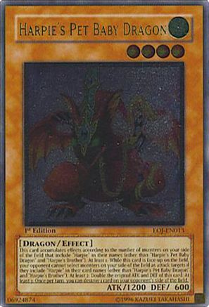 Image of Harpie's Pet Baby Dragon (UTR) (EOJ-EN013) - Enemy of Justice Unlimited