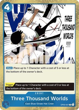 Image of Three Thousand Worlds (Jolly Roger Foil) (OP03-057) - Premium Booster -The Best- Foil