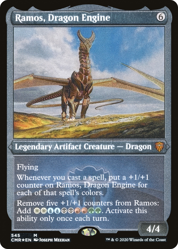Image of Ramos, Dragon Engine (Foil Etched) (CMR-545) - Commander Legends Foil