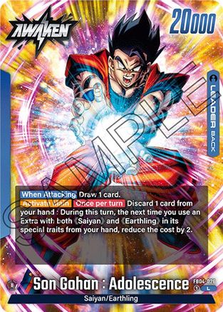 Image of Son Gohan : Adolescence - FB04-026 (FB04-026) - Ultra Limit