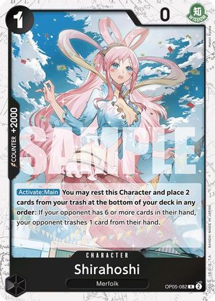 Image of Shirahoshi (OP05-082) (Jolly Roger Foil) (OP05-082) - Premium Booster -The Best- Foil