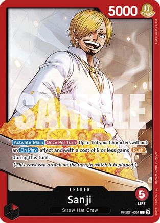 Image of Sanji (PRB01-001) (PRB01-001) - Premium Booster -The Best-