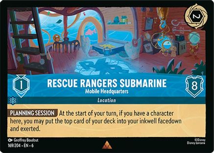 Image of Rescue Rangers Submarine - Mobile Headquarters (169/204) - Azurite Sea