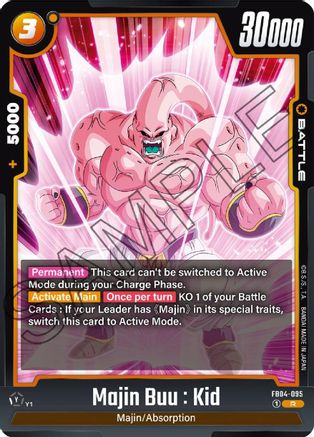 Image of Majin Buu : Kid - FB04-095 (FB04-095) - Ultra Limit Holofoil