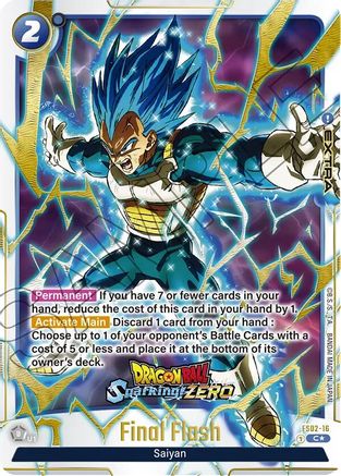 Image of Final Flash (Dragon Ball Sparking! ZERO) (FS02-16) - Fusion World Promotion Cards and Packs Holofoil
