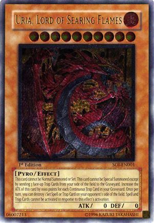 Image of Uria, Lord of Searing Flames (UTR) (SOI-EN001) - Shadow of Infinity Unlimited