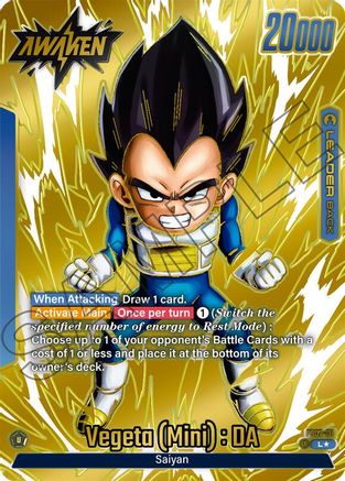 Image of Vegeta (Mini) : DA (Gold) (FS07-01) - Tournament and Championship Promos Holofoil