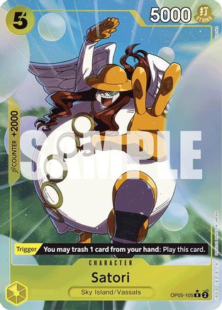 Image of Satori (Alternate Art) (OP05-105) - Premium Booster -The Best- Foil