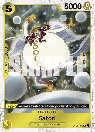 Image of Satori (Jolly Roger Foil) (OP05-105) - Premium Booster -The Best- Foil