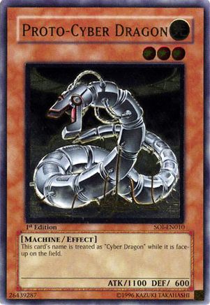 Image of Proto-Cyber Dragon (UTR) (SOI-EN010) - Shadow of Infinity 1st Edition