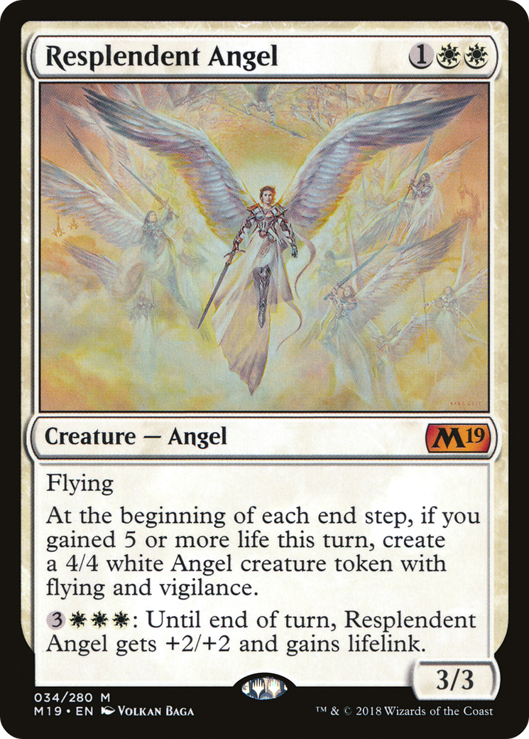 Image of Resplendent Angel (M19-034) - Core Set 2019