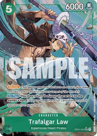 Image of Trafalgar Law (OP01-047) (Alternate Art) (OP01-047) - Premium Booster -The Best- Foil