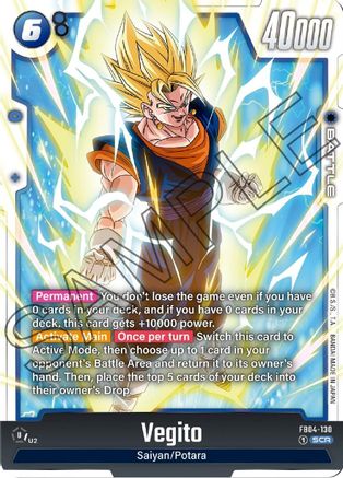 Image of Vegito - FB04-130 (FB04-130) - Ultra Limit Holofoil
