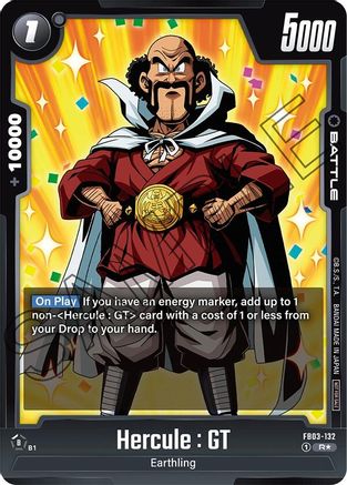 Image of Hercule : GT (Tournament Pack 04) (FB03-132) - Tournament and Championship Promos Holofoil