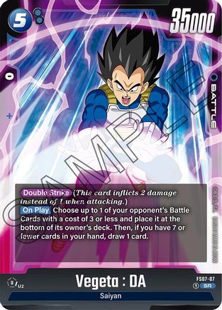 Image of Vegeta : DA (FS07-07) - Starter Deck 7 Vegeta Mini Holofoil