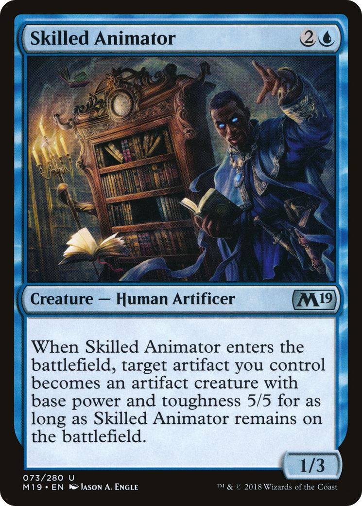 Image of Skilled Animator (M19-073) - Core Set 2019 Foil