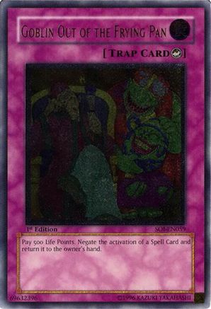 Image of Goblin Out of the Frying Pan (UTR) (SOI-EN059) - Shadow of Infinity 1st Edition