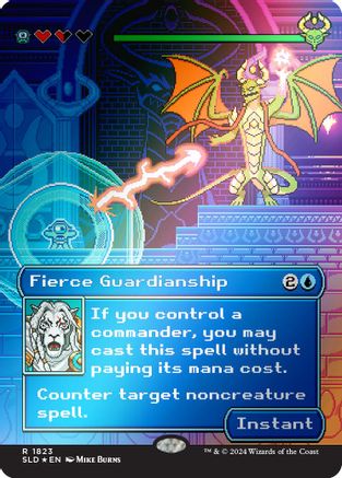 Image of Fierce Guardianship (Rainbow Foil) (SLD-1823) - Secret Lair Drop Series Foil
