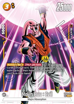 Image of Majin Buu : Evil - FB04-093 (Alternate Art) (FB04-093) - Ultra Limit Holofoil
