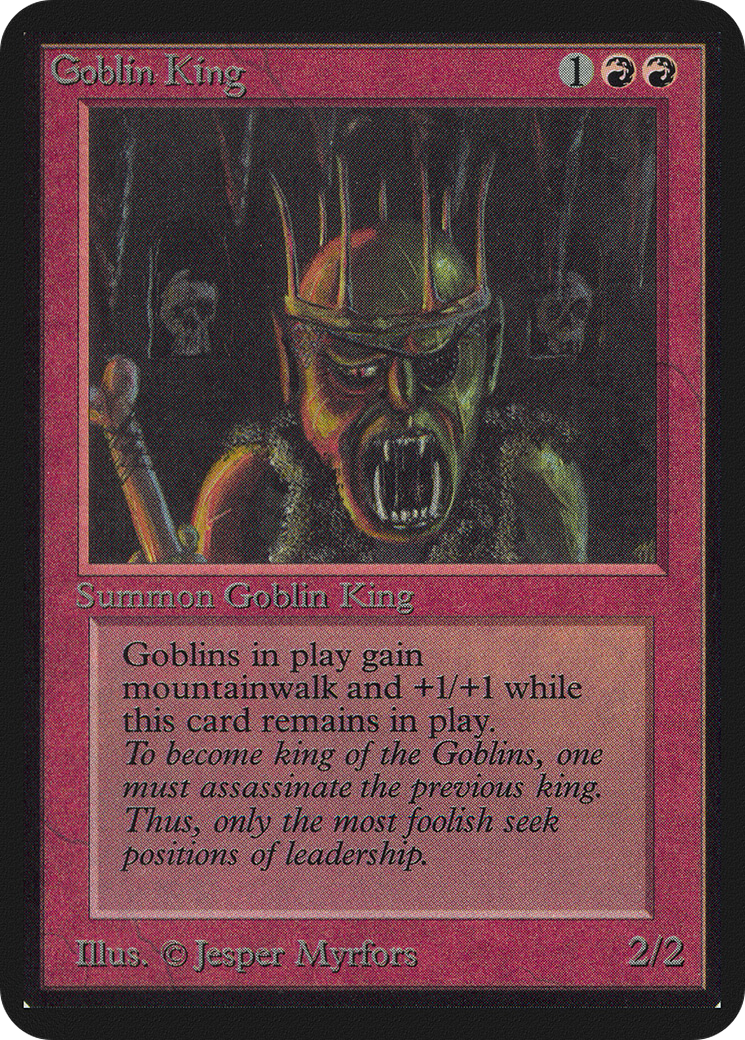 Image of Goblin King (LEA-) - Limited Edition Alpha