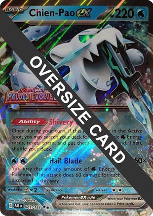 Image of Chien-Pao ex 061/193  - Holofoil Jumbo Cards - Double Rare