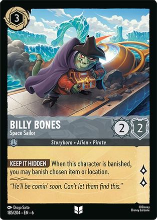 Image of Billy Bones - Space Sailor (185/204) - Azurite Sea