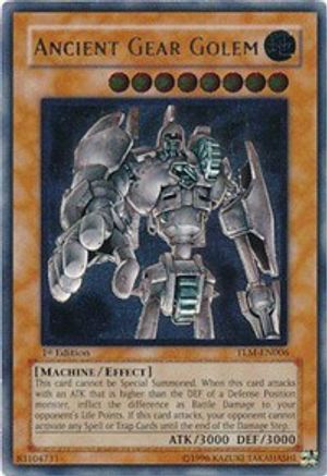 Image of Ancient Gear Golem (UTR) (TLM-EN006) - The Lost Millennium Unlimited