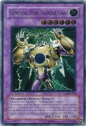 Image of Elemental Hero Thunder Giant (UTR) (TLM-EN036) - The Lost Millennium Unlimited