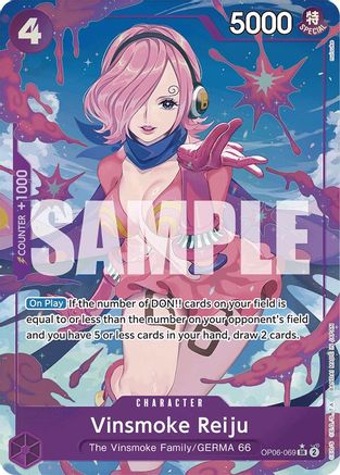 Image of Vinsmoke Reiju (OP06-069) (Alternate Art) (OP06-069) - Premium Booster -The Best- Foil