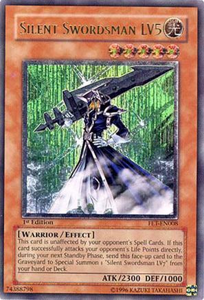 Image of Silent Swordsman LV5 (UTR) (FET-EN008) - Flaming Eternity Unlimited