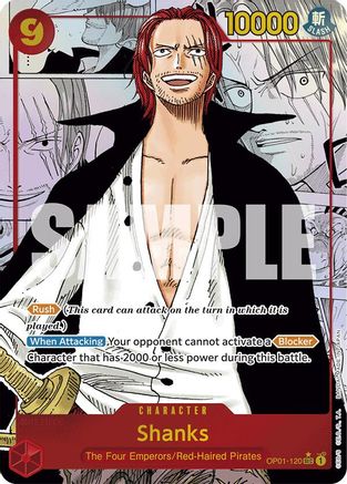 Image of Shanks (Manga) (OP01-120) - Premium Booster -The Best- Foil