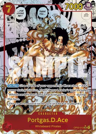 Image of Portgas.D.Ace (Manga) (OP02-013) - Premium Booster -The Best- Foil