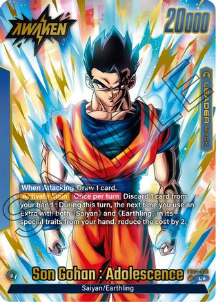 Image of Son Gohan : Adolescence - FB04-026 (Alternate Art) (FB04-026) - Ultra Limit Holofoil