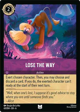 Image of Lose the Way (63/204) - Azurite Sea Cold Foil