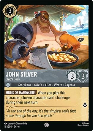 Image of John Silver - Ship's Cook (181/204) - Azurite Sea Cold Foil