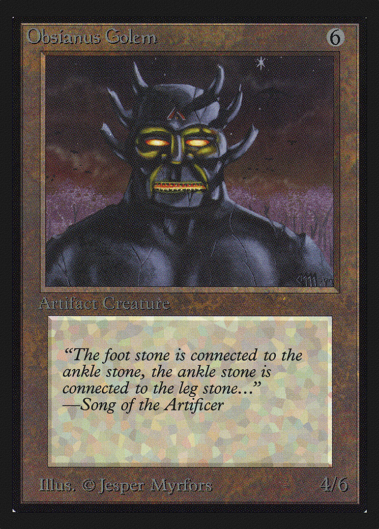 Image of Obsianus Golem (CE) (CED-) - Collectors' Edition